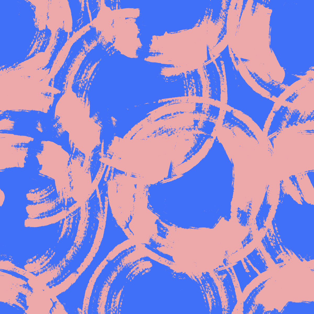 Abstract Painted Circles Wallpaper⁠