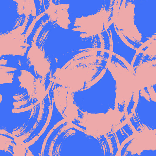 Abstract Painted Circles Wallpaper⁠