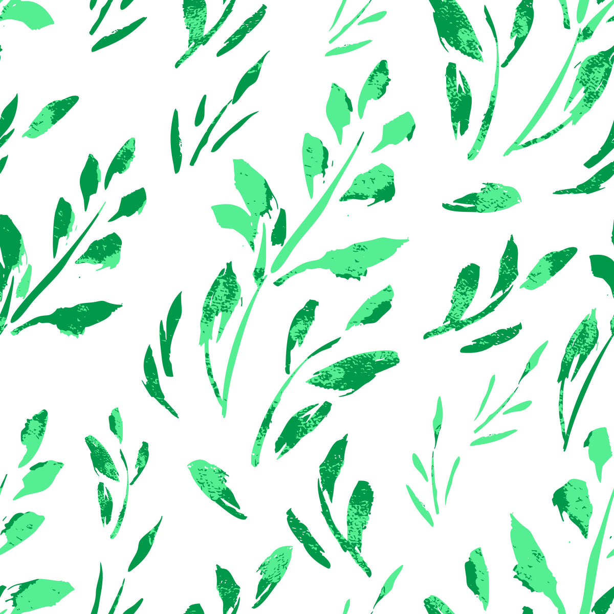 Hand-Drawn Greenery Garden Wallpaper⁠ in your room — zoomed