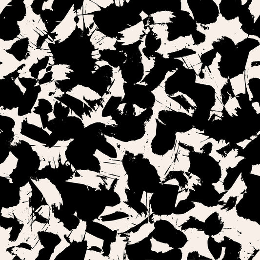 Monochromatic Ink Splatter Abstract Wallpaper⁠
