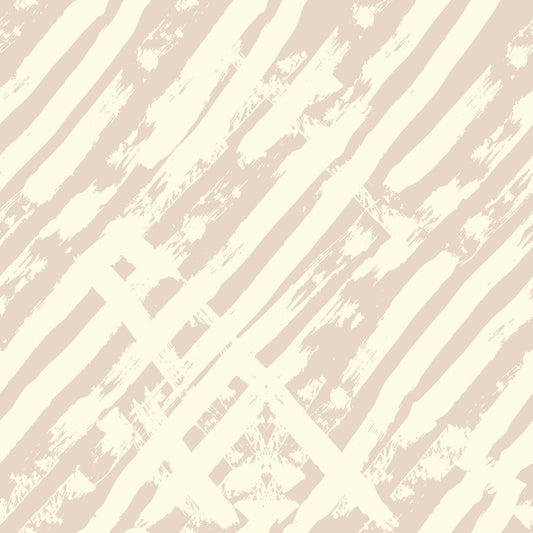 Cream Brushstroke Grid Wallpaper⁠