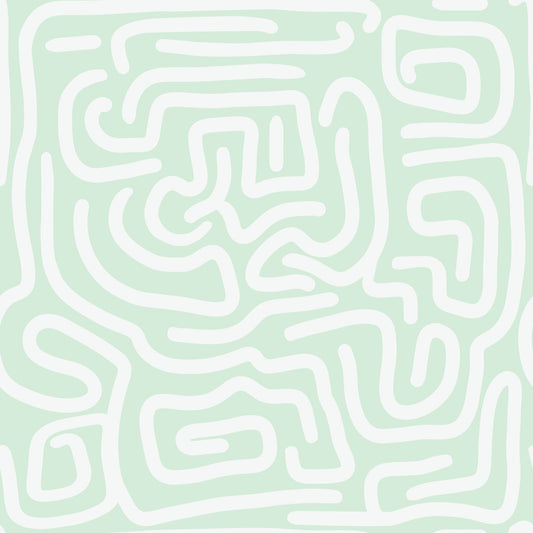 Abstract Mint Flow Wallpaper⁠