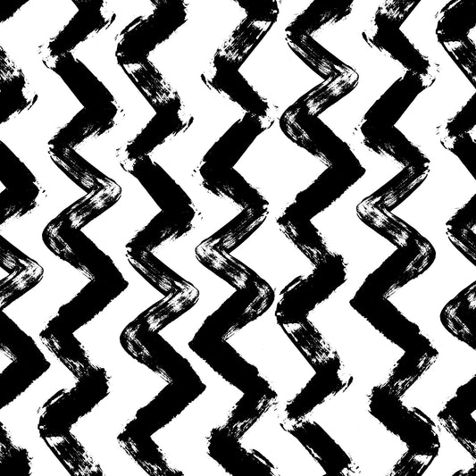 Monochrome Chevron Brushstrokes Wallpaper⁠