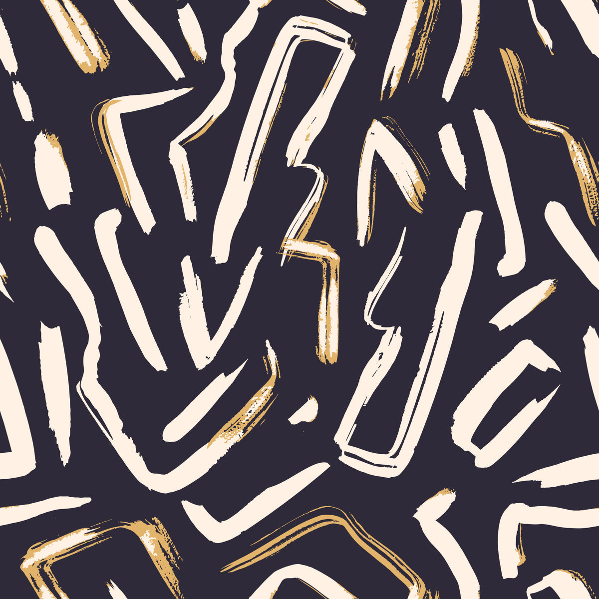 Modern Abstract Gesture Pattern Wallpaper⁠