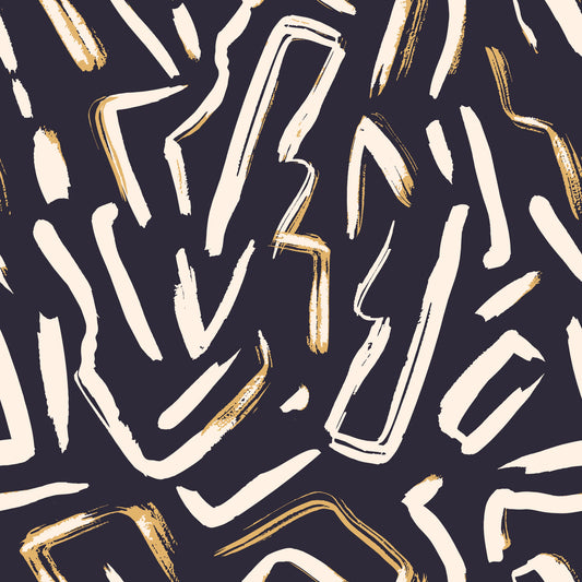 Modern Abstract Gesture Pattern Wallpaper⁠