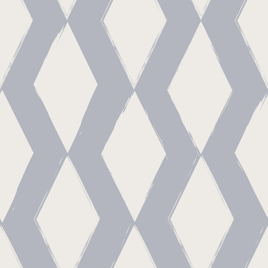 Grey Geometric Brushstroke Diamond Wallpaper⁠