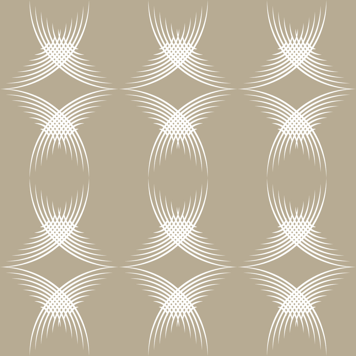 Interwoven Arcs Linear Pattern Wallpaper⁠
