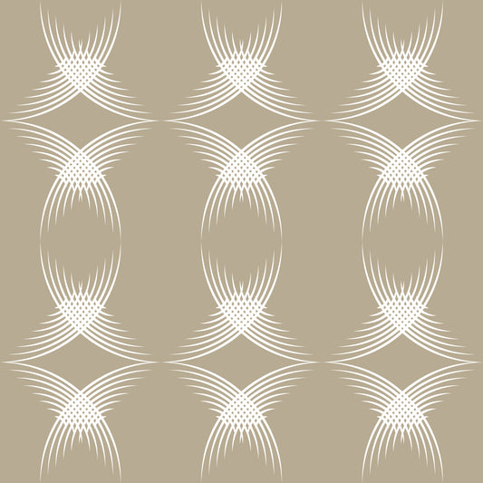 Interwoven Arcs Linear Pattern Wallpaper⁠