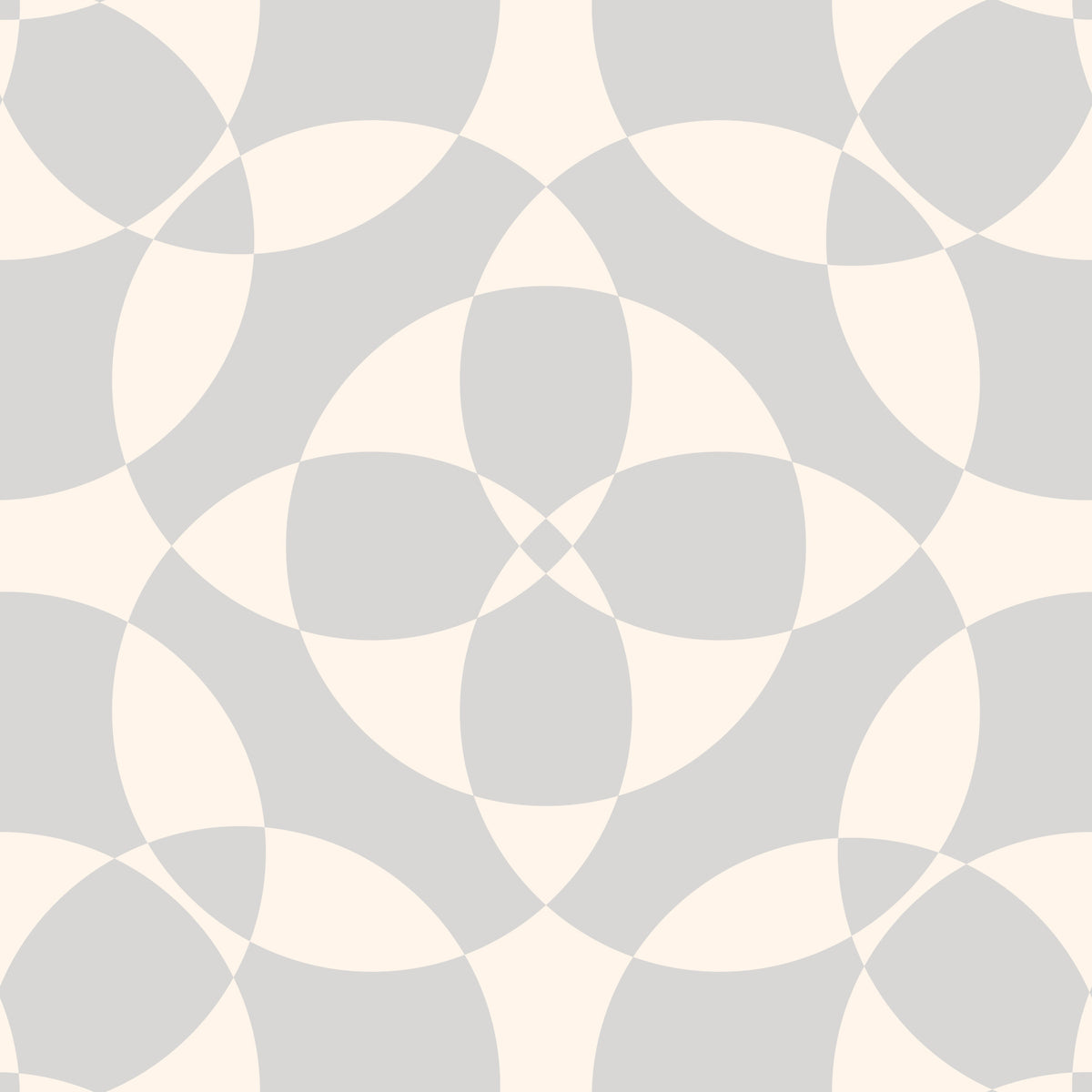 Minimalist Soft Geometric Circles Wallpaper⁠