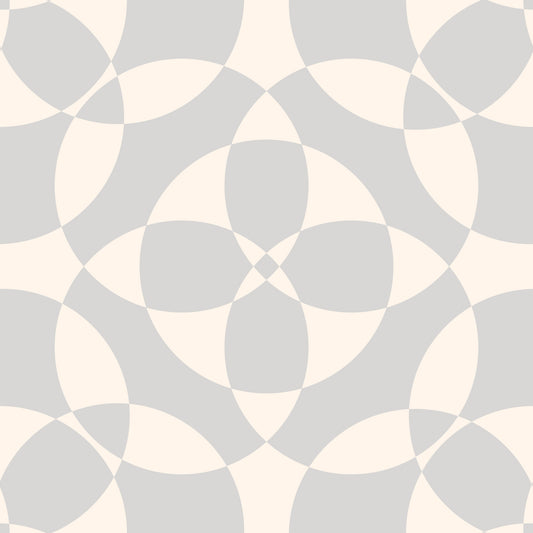 Minimalist Soft Geometric Circles Wallpaper⁠