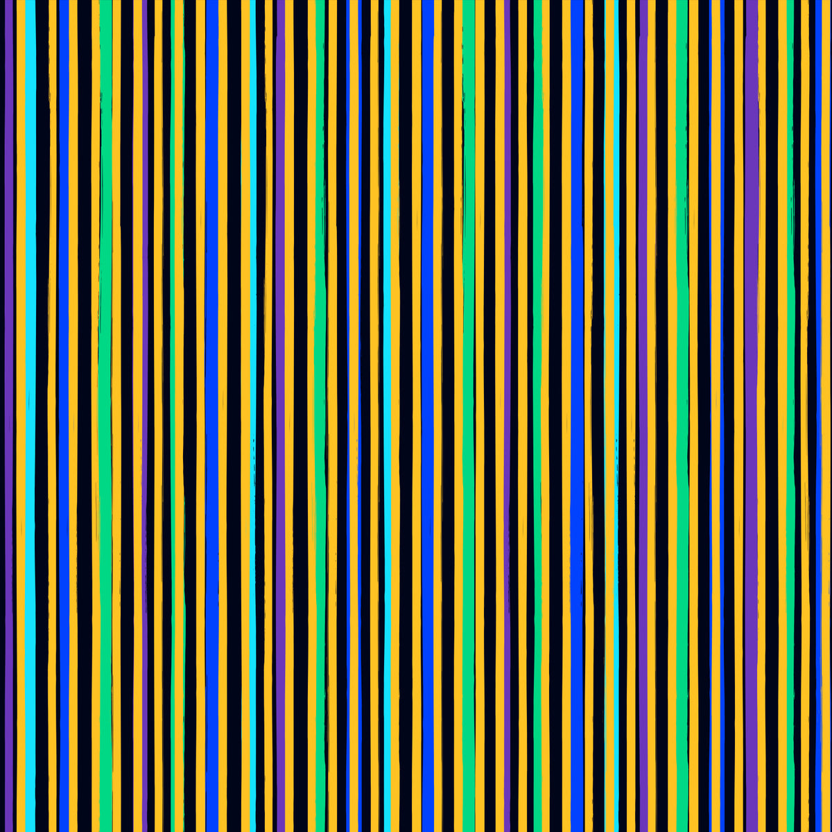 Vibrant Multicolored Vertical Stripe Wallpaper⁠