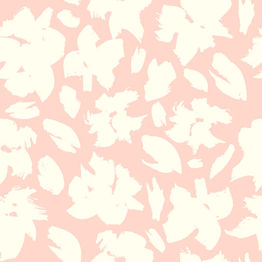 Soft Brushstroke Bloom Pattern Wallpaper⁠