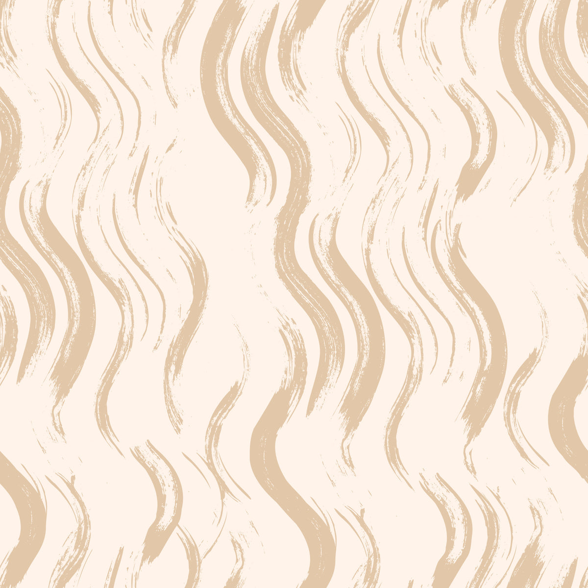 Cream Wavy Brushstroke Strokes Wallpaper⁠