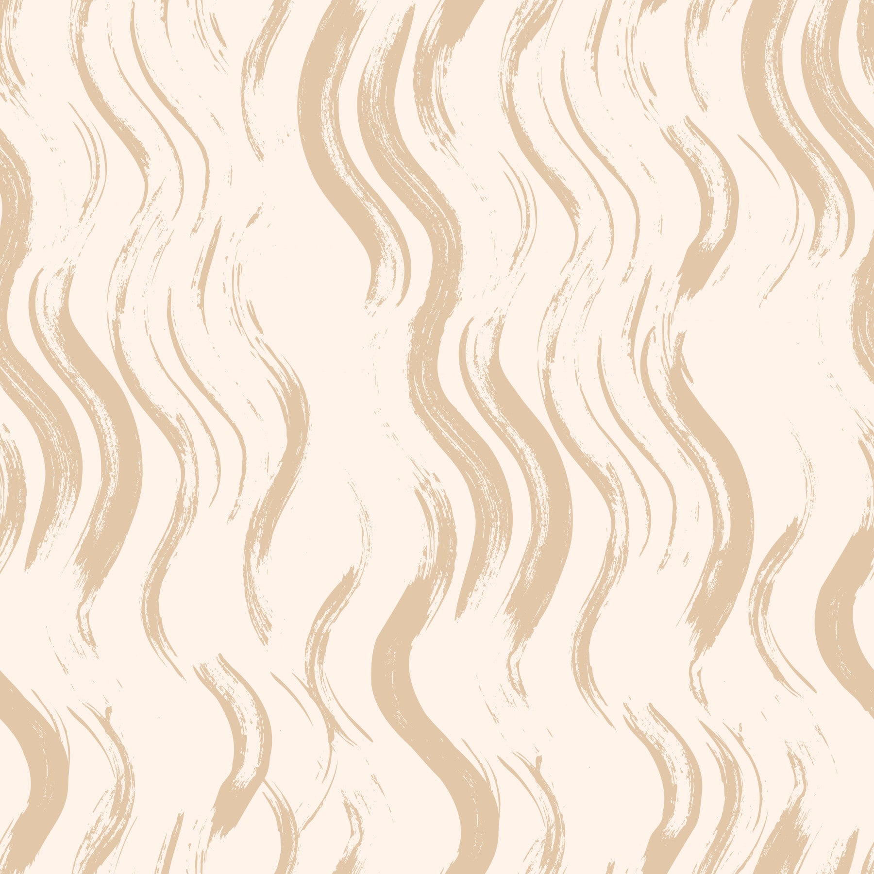 Cream Wavy Brushstroke Strokes Wallpaper⁠