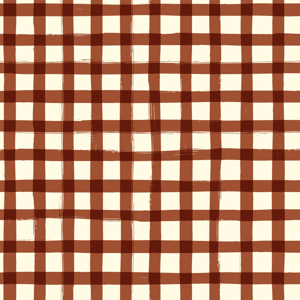 Rustic Brushstroke Check Wallpaper⁠