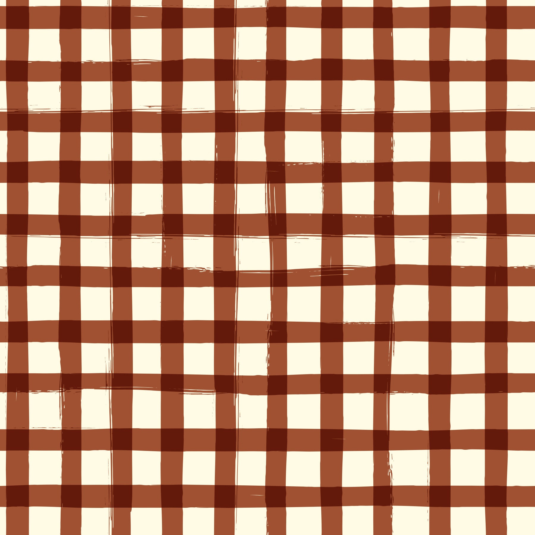Rustic Brushstroke Check Wallpaper⁠