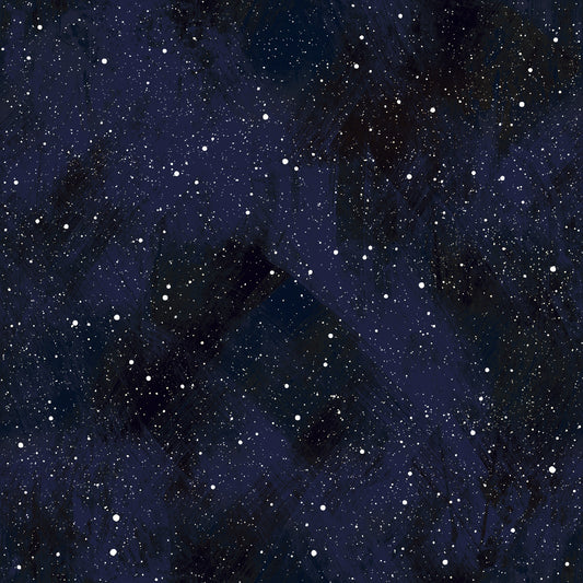Midnight Stardust Ink Wash Wallpaper⁠