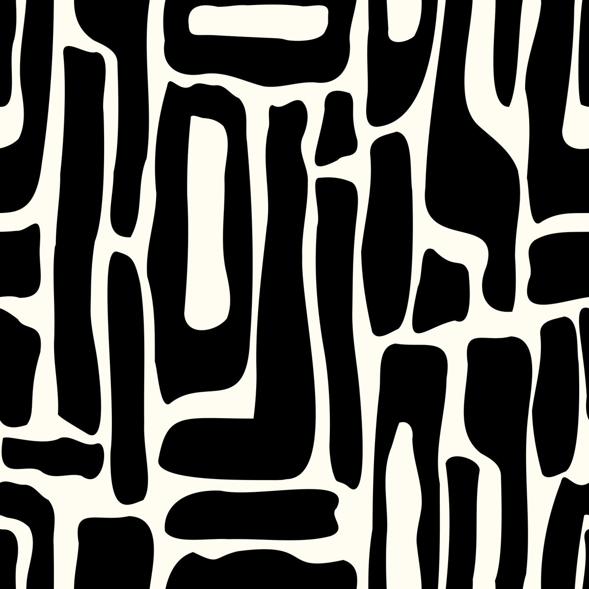 Abstract Organic Ink Shapes Wallpaper⁠