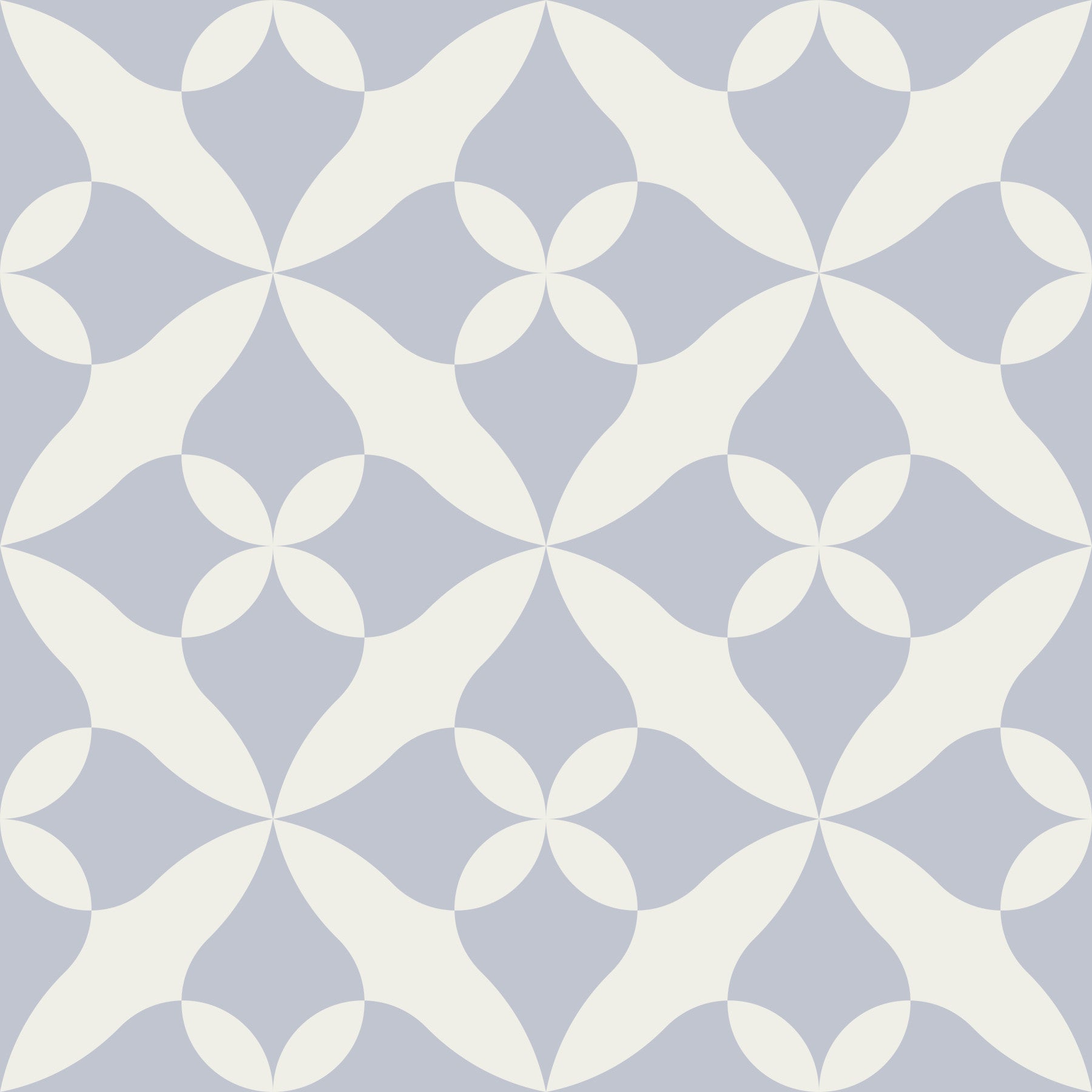 Soft Arced Tile Motif Wallpaper⁠