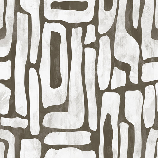 Abstract Organic Stone Motif Wallpaper⁠