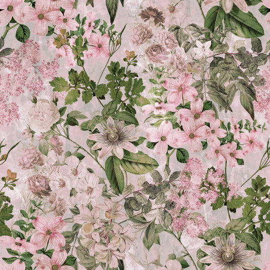Rustic Meadow Blooms Wallpaper⁠