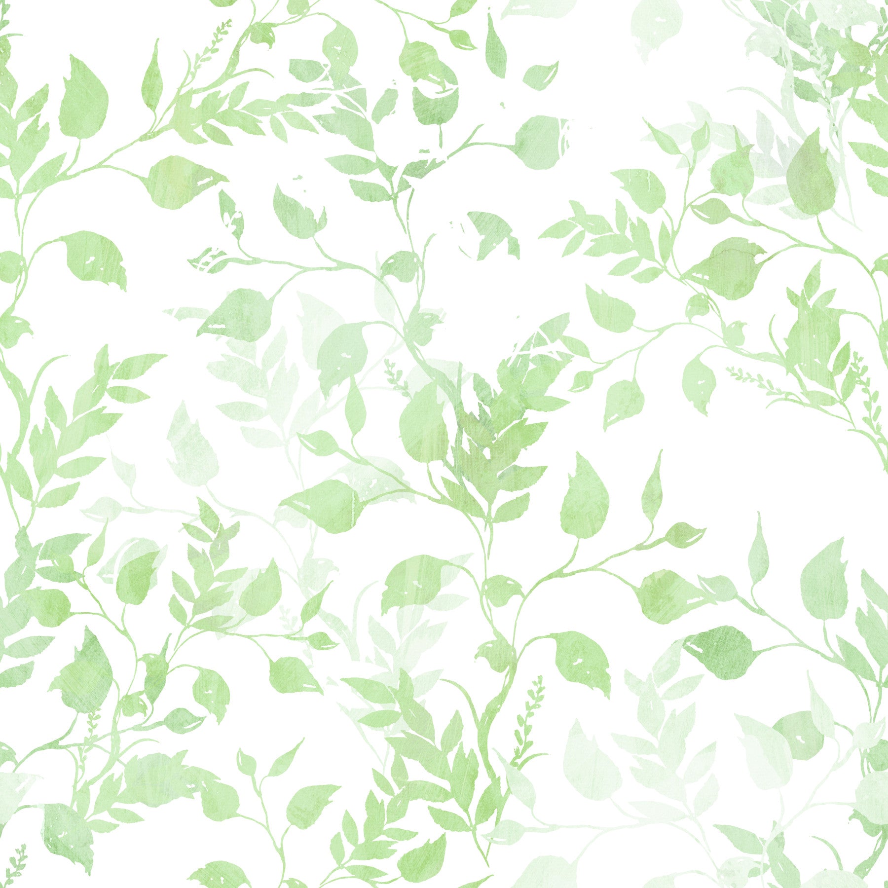 Ethereal Sage Leaf Trails Wallpaper⁠