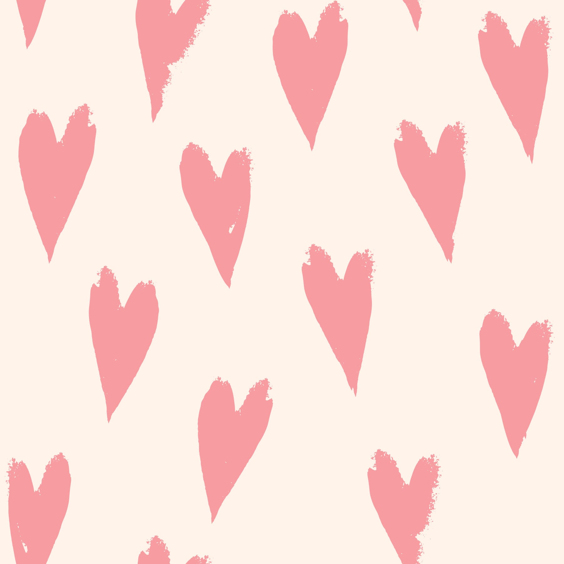 Soft Pink Heart Strokes Wallpaper⁠