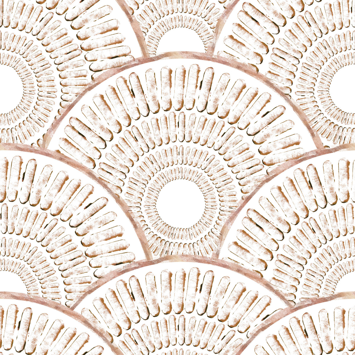 Art Deco Fan Radiating Arcs Wallpaper⁠