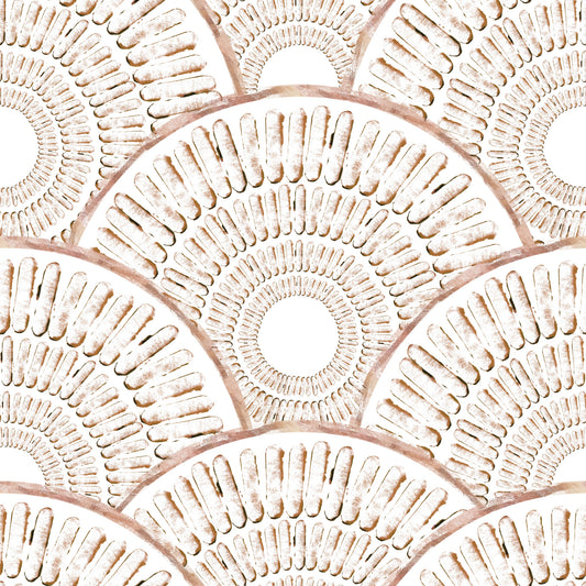Art Deco Fan Radiating Arcs Wallpaper⁠