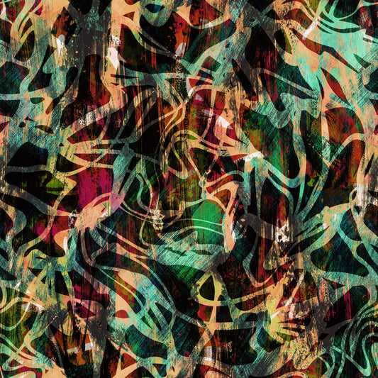 Abstract Painted Expression Wallpaper⁠
