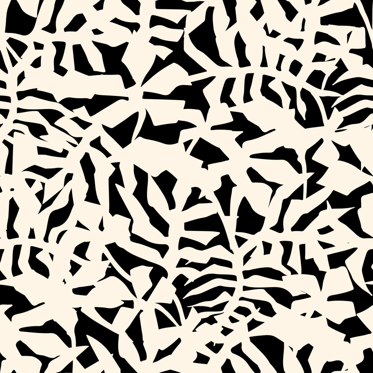Graphic Botanical Silhouette Wallpaper⁠