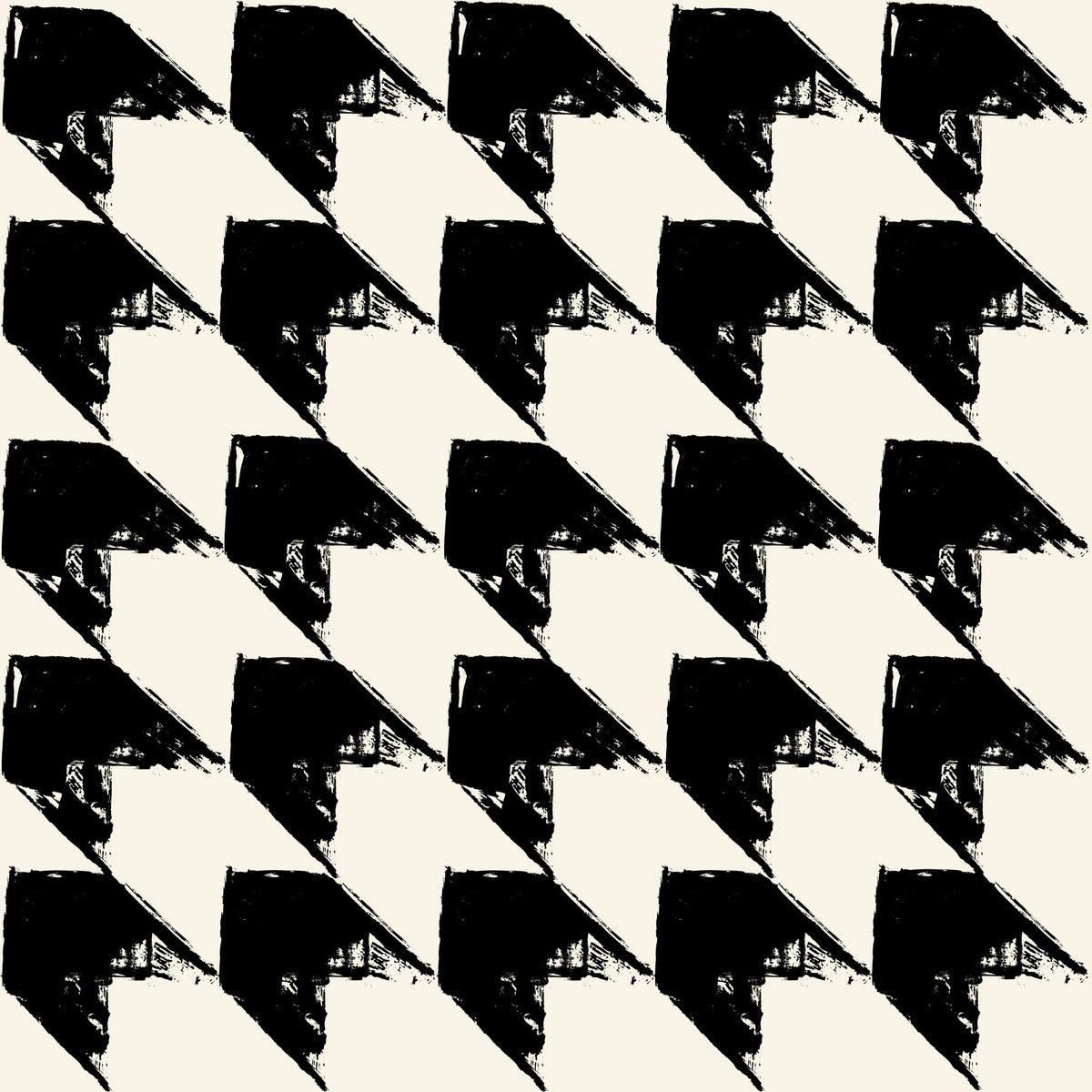 Abstract Ink Geometric Grid Wallpaper⁠