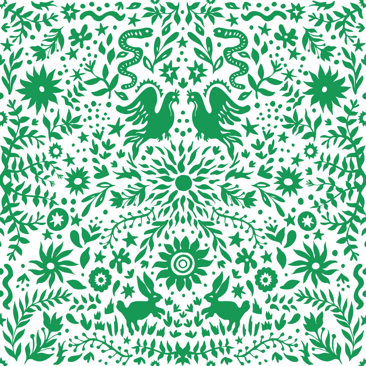 Whimsical Woodland Greenery Wallpaper⁠