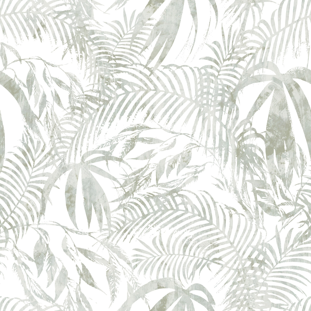 Muted Palm Leaf Silhouette Wallpaper⁠