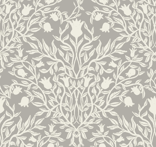 Heritage Damask Botanical Wallpaper⁠
