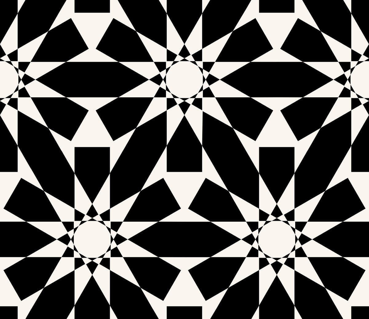 Minimalist Star Tile Wallpaper Pattern Wallpaper⁠