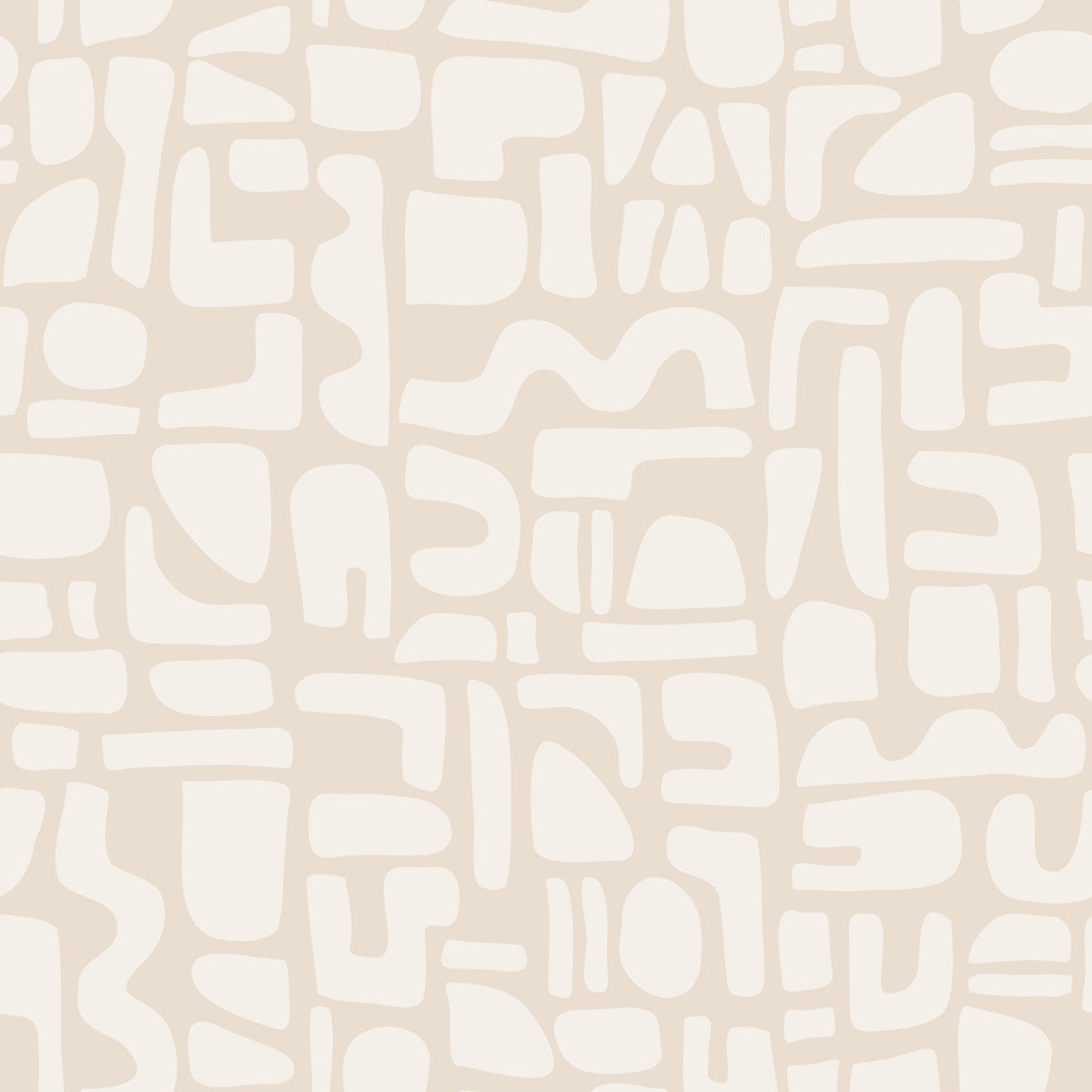 Minimalist Soft Geometric Shapes Wallpaper⁠