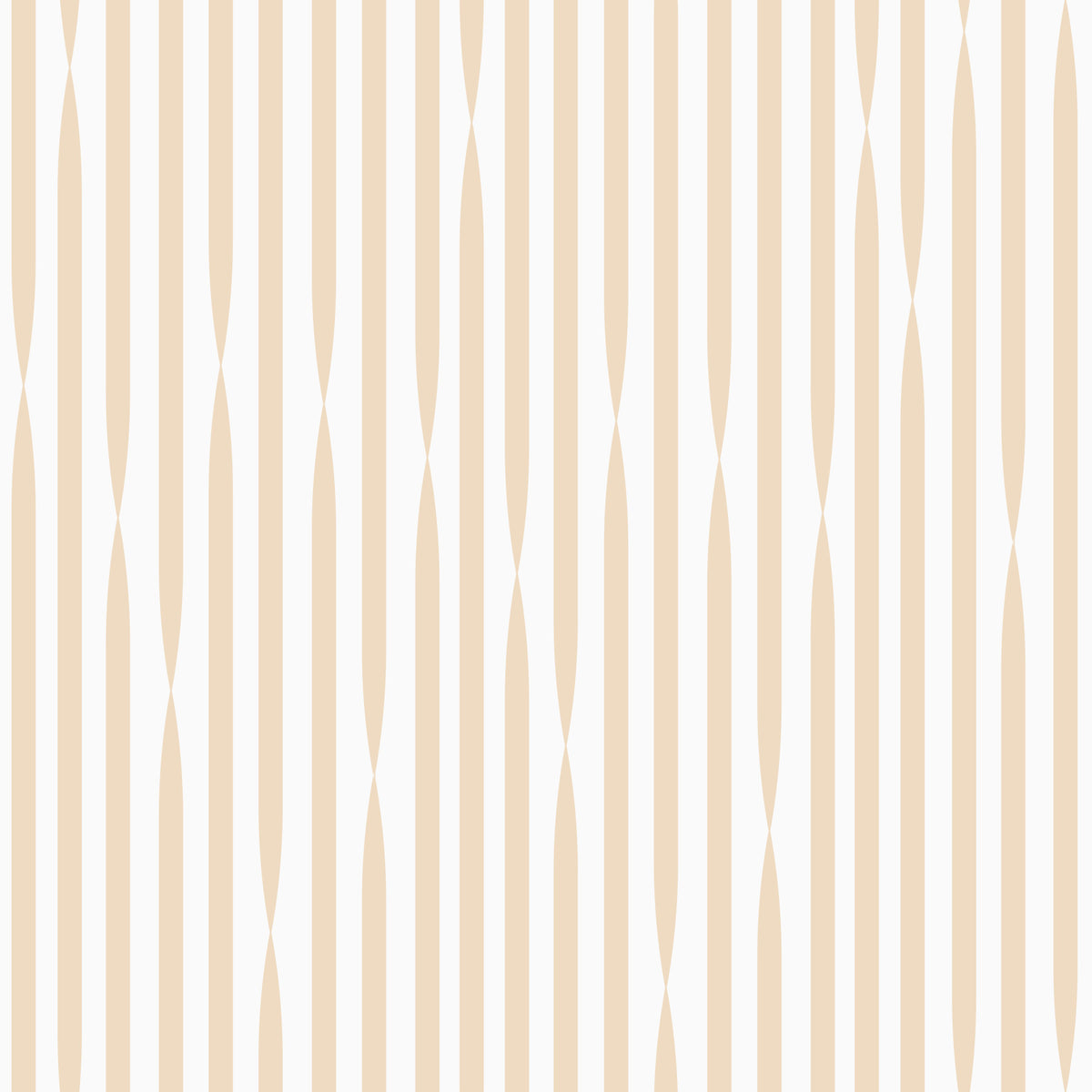 Cream and Beige Interlocking Stripes Wallpaper⁠ in your room — zoomed