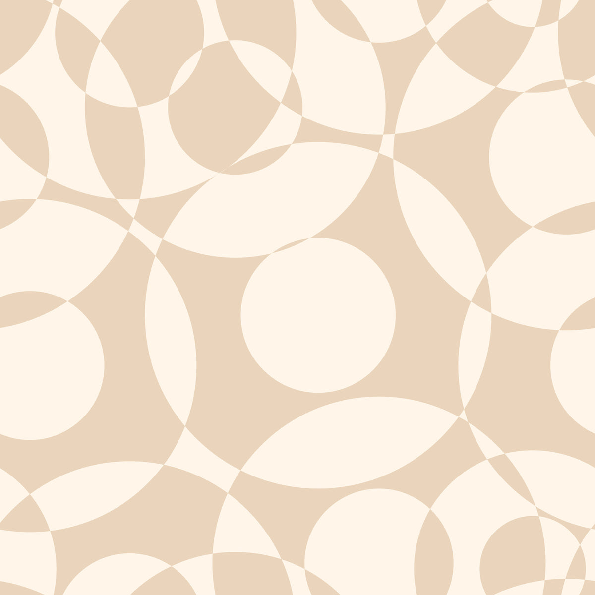 Soft Neutral Interplay Wallpaper⁠ in your room — zoomed