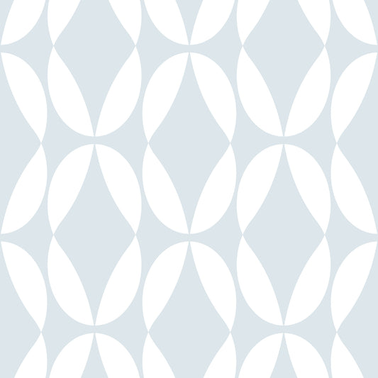 Nordic Curves Linear Repeat Wallpaper⁠