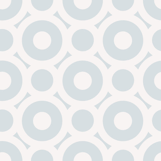 Contemporary Airy Circles Graphic Print Wallpaper⁠