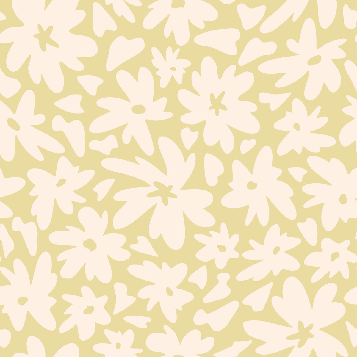 Minimalist Organic Petal Silhouette Wallpaper⁠