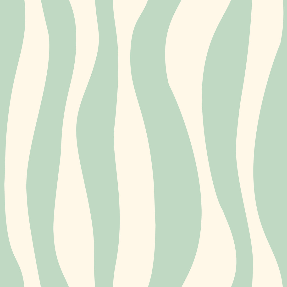 Soft Flowing Sage Linear Pattern Wallpaper⁠