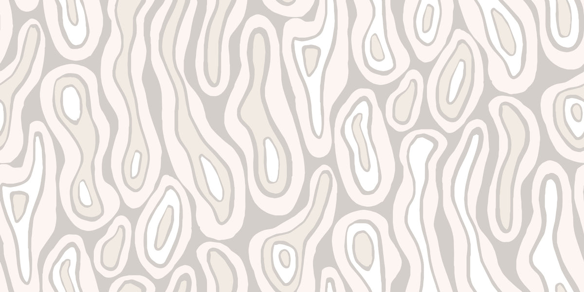 Abstract Organic Sandstone Lines Wallpaper⁠ in your room — zoomed