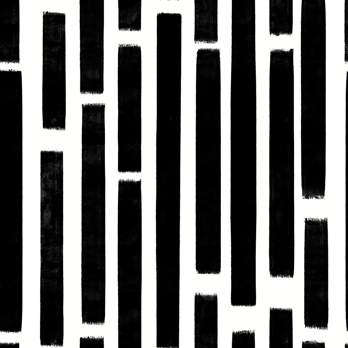 Monochrome Painted Vertical Bars Wallpaper⁠ in your room — zoomed