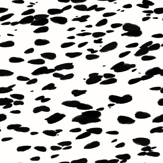 Black and White Brushstroke Dabs Wallpaper⁠