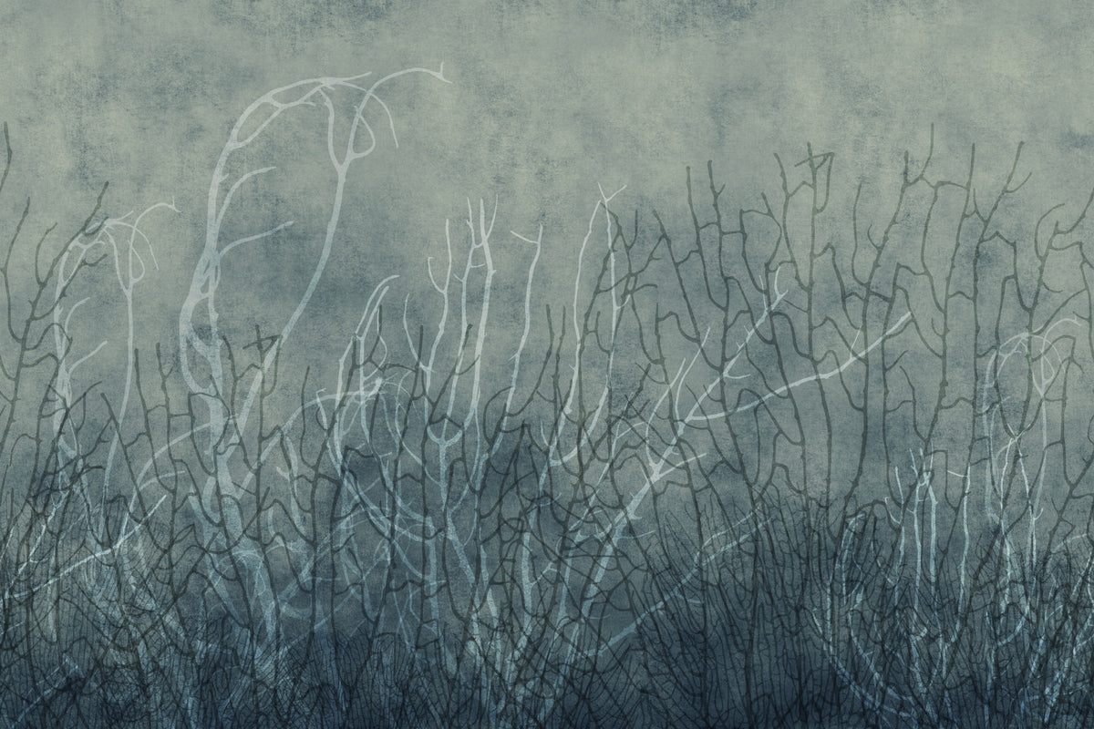 Sea Fans - Deep Lake Wall Mural in your room — zoomed
