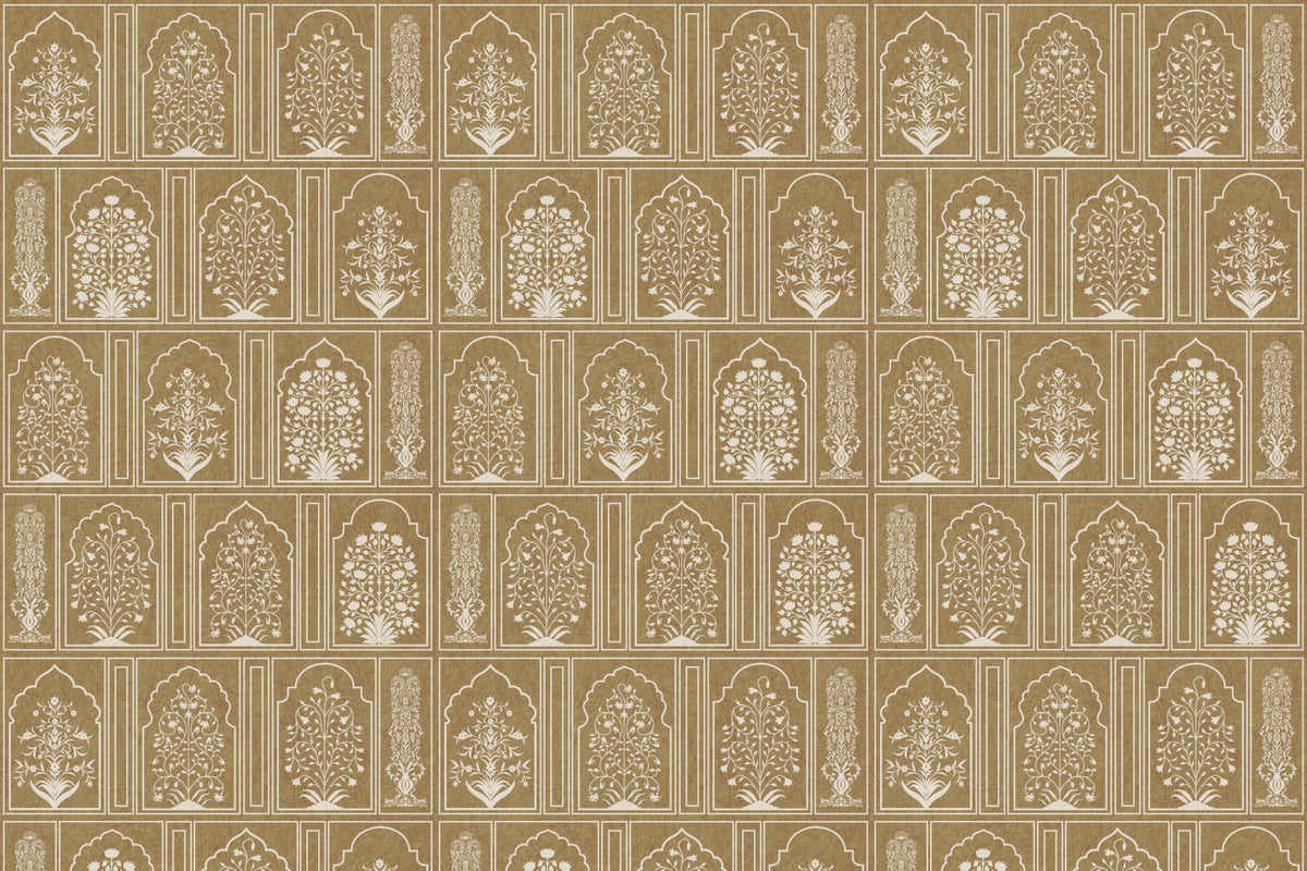 Mughal Garden Archway Wall Mural in your room — zoomed