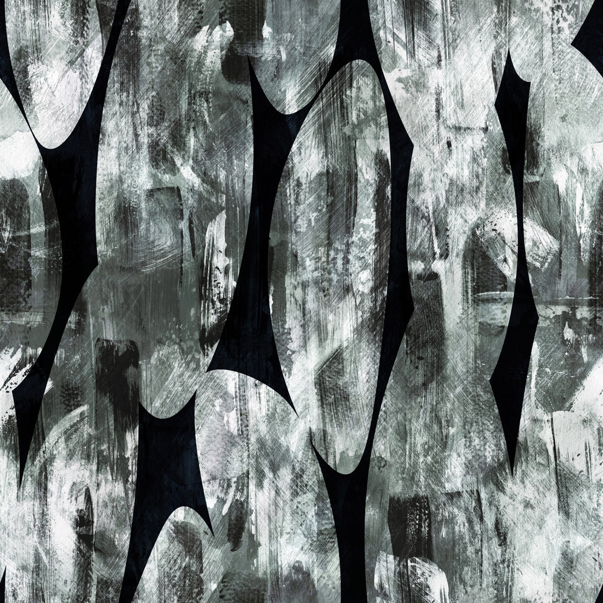 Monochromatic Abstract Brushstroke Wallpaper⁠