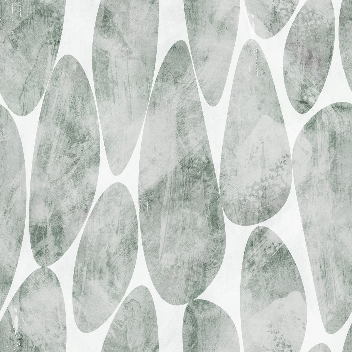 Muted Sage Pebbled Texture Wallpaper⁠ in your room — zoomed